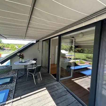Apartment Modernes Gartenatelier Am Muehlenfliess Goersdorf