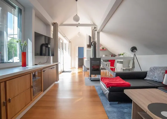 Modernes Gartenatelier Am Muehlenfliess Lägenhet Storkow (Mark)